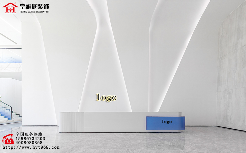 深圳办公室形象墙装修设计效果图