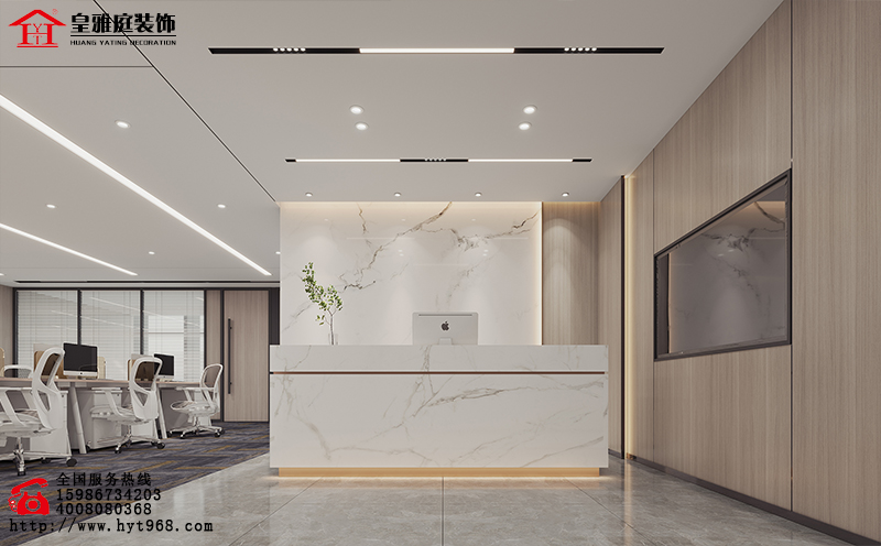 深圳办公室形象墙装修设计效果图